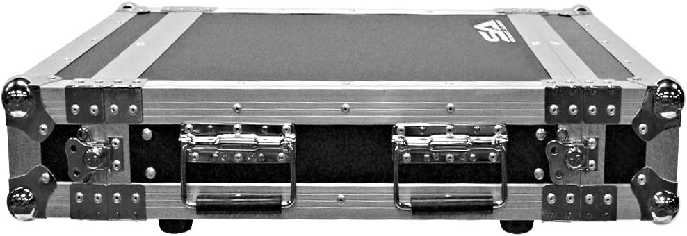 Heavy Duty 2 Space ATA Rack Case 2U Vertical Flight Case Z17399