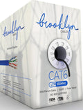 1000ft Cat6 Plenum Bulk Ethernet Cable, White U66067