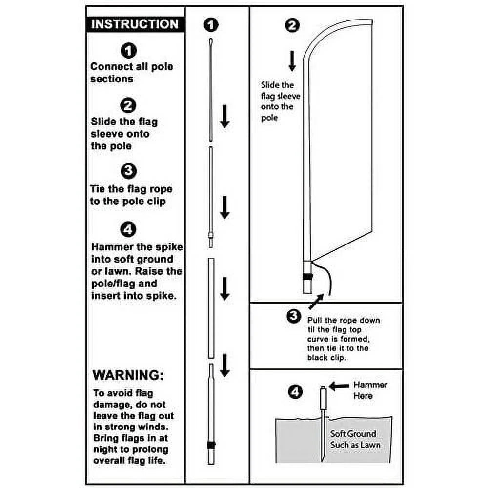 PHILLY CHEESESTEAK 15 Ft Tall Windless Swooper Flag Feather Banner Sign Kit N4936