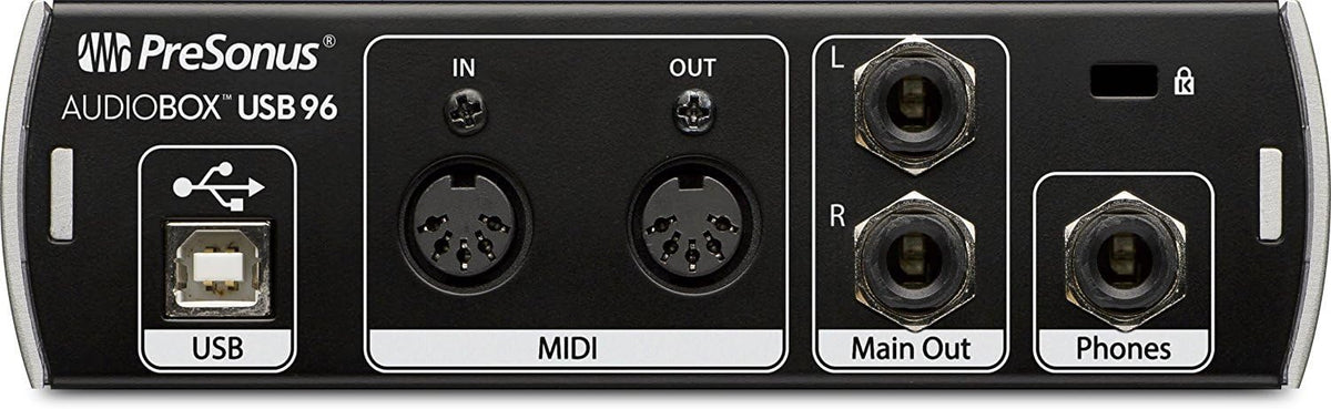 Audio Interface Full Studio Bundle with Studio Monitors and Instrument Cable T60801